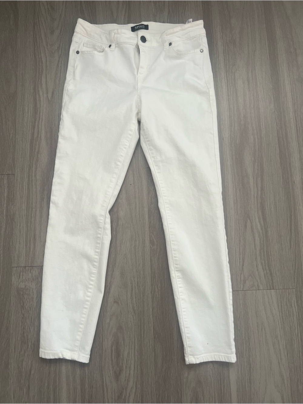 Buffalo David Bitton Aubrey White Skinny Ankle Jeans Size 6/28